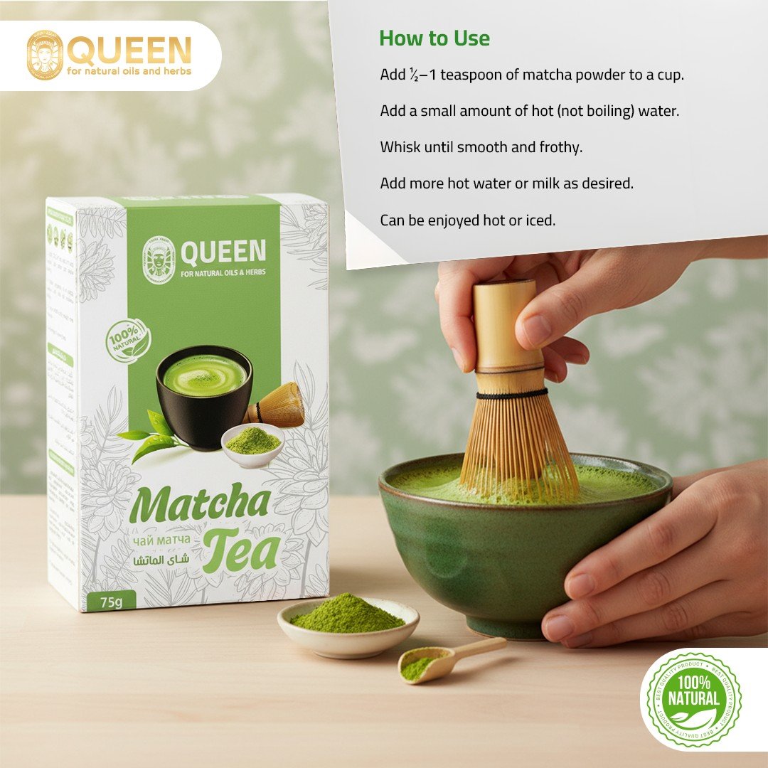 Queen Natural Matcha tea 2 Matcha tea - الصورة 2