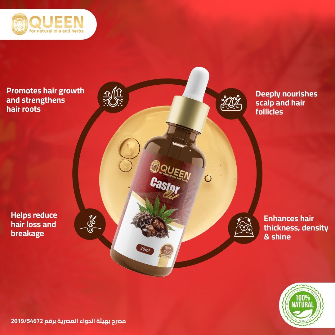 Queen Natural Castor Seed Oil 3 Castor Seed Oil - Image 3