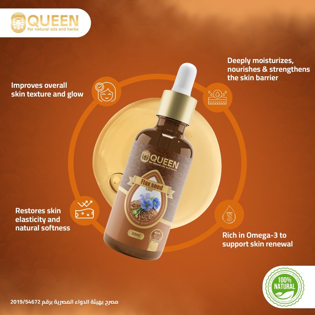 Queen Natural Flax Seed Oil 3 Flax Seed Oil - Image 3