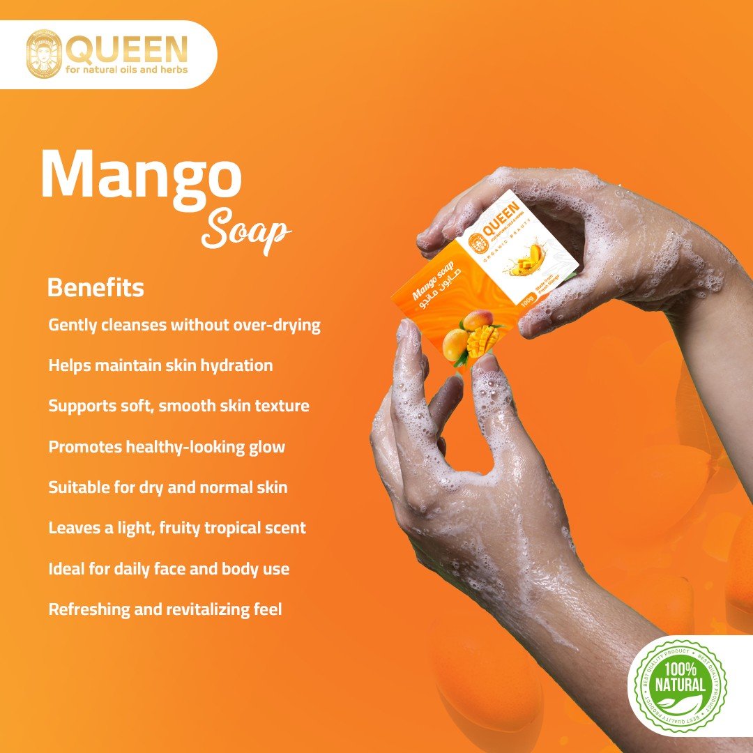 Queen Natural Mango soap 3 Mango soap - Image 3