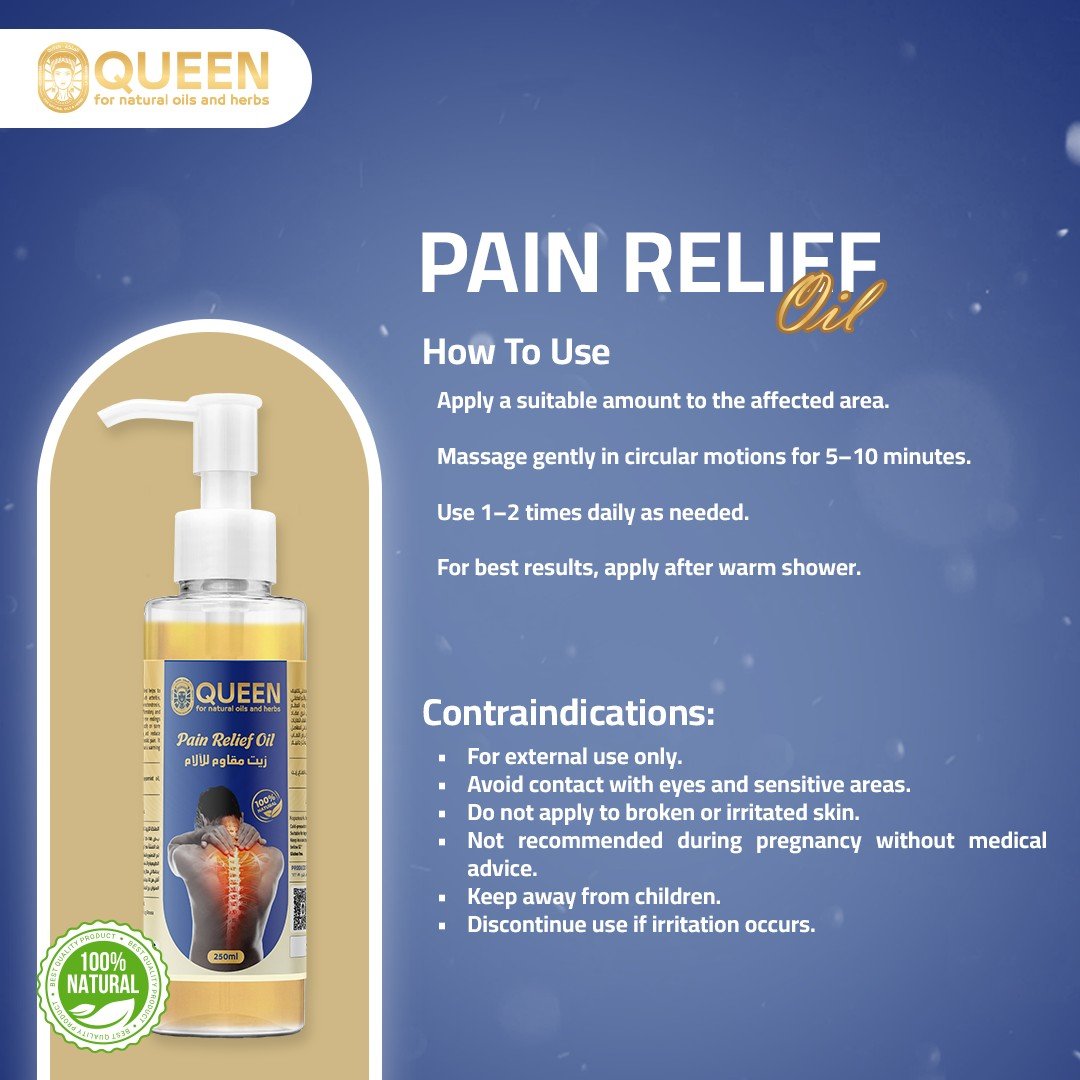 Queen Natural Pain Reliever Oil 3 Pain Reliever Oil - Image 3