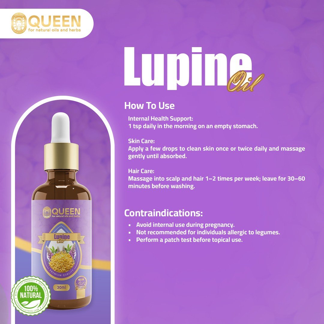 Queen Natural Lupine Oil 5 Lupine Oil - Image 5