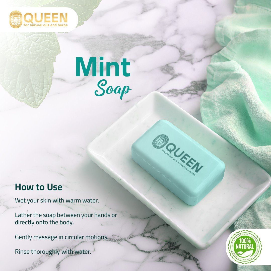 Queen Natural Mint soap 5 Mint soap - Image 5