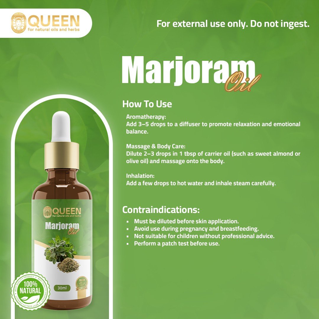 Queen Natural Marjoram oil 5 Marjoram oil - Image 5