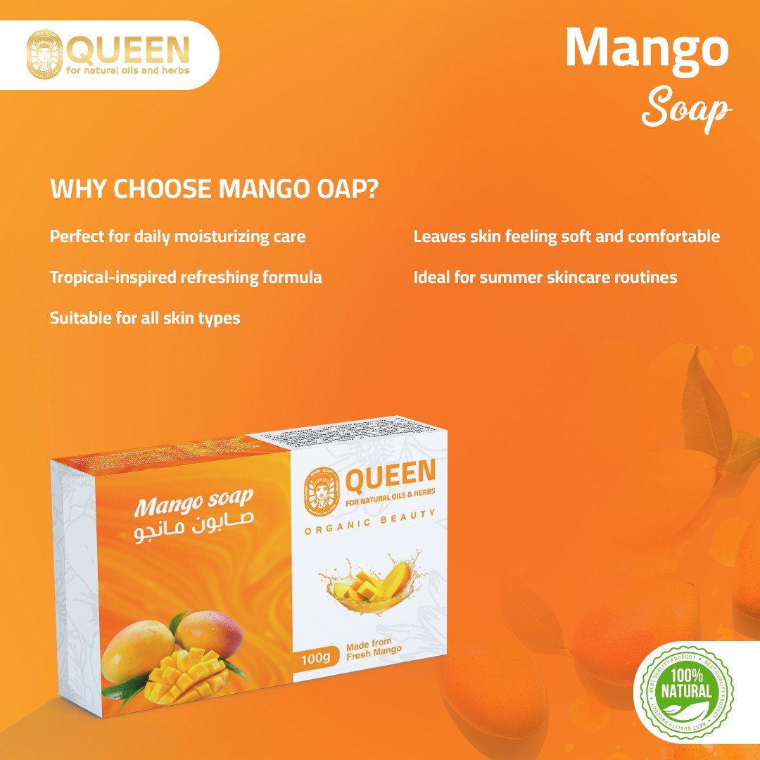 Queen Natural Mango soap 6 Mango soap - Image 6