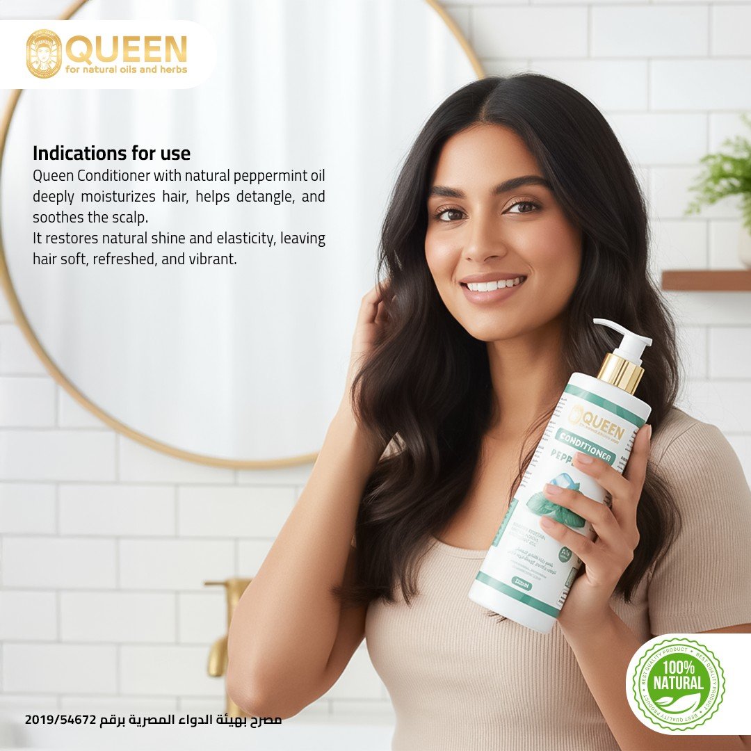 Queen Natural Peppermint Conditioner 5 Peppermint Conditioner - Image 5