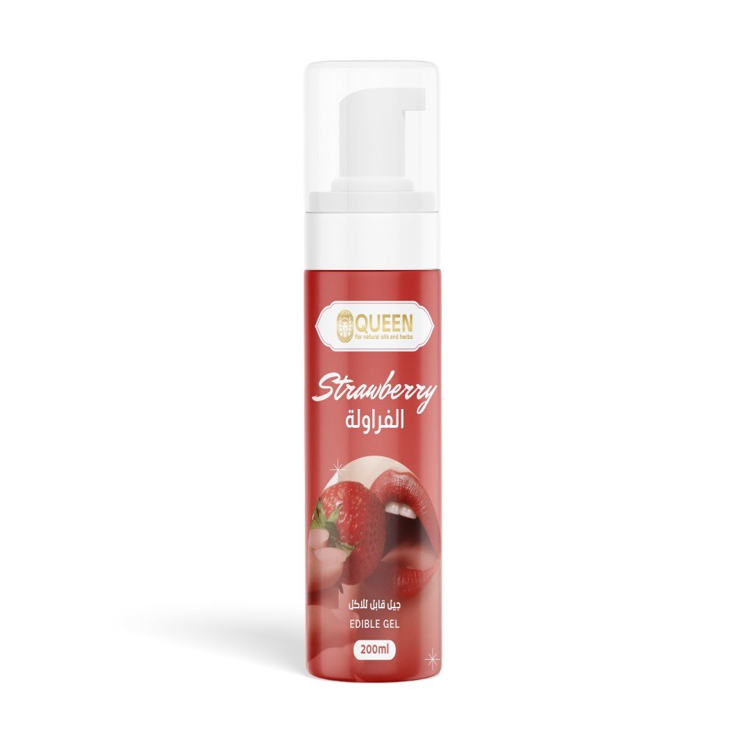Strawberry flavored gel